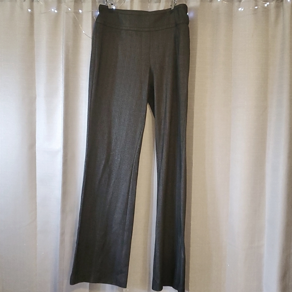 7th Avenue - Herringbone dress slacks. MED Tall - MINOR Flaw